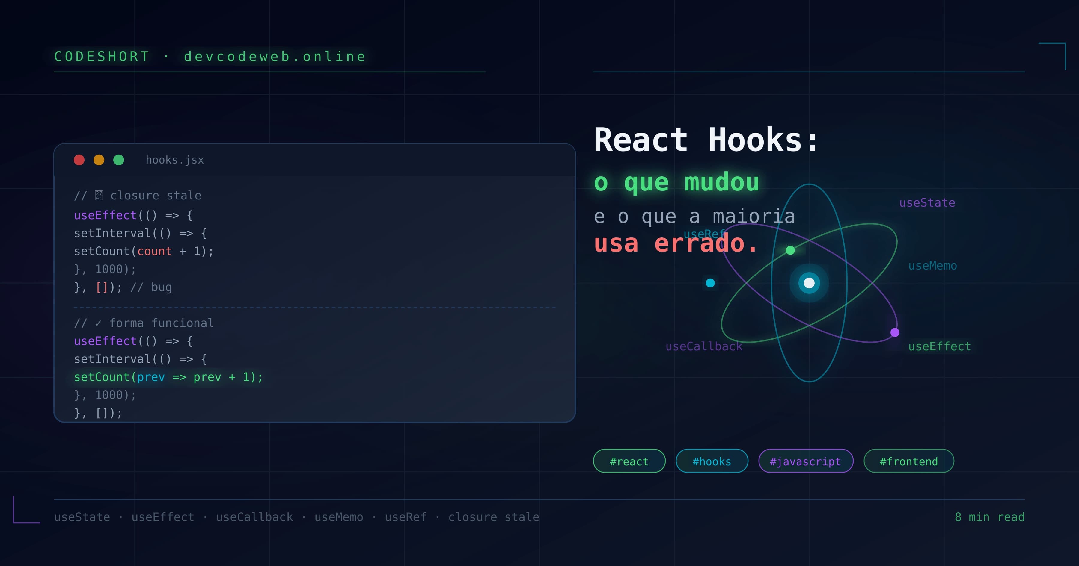 Erros com React Hooks que derrubam código em produção (e como corrigir)