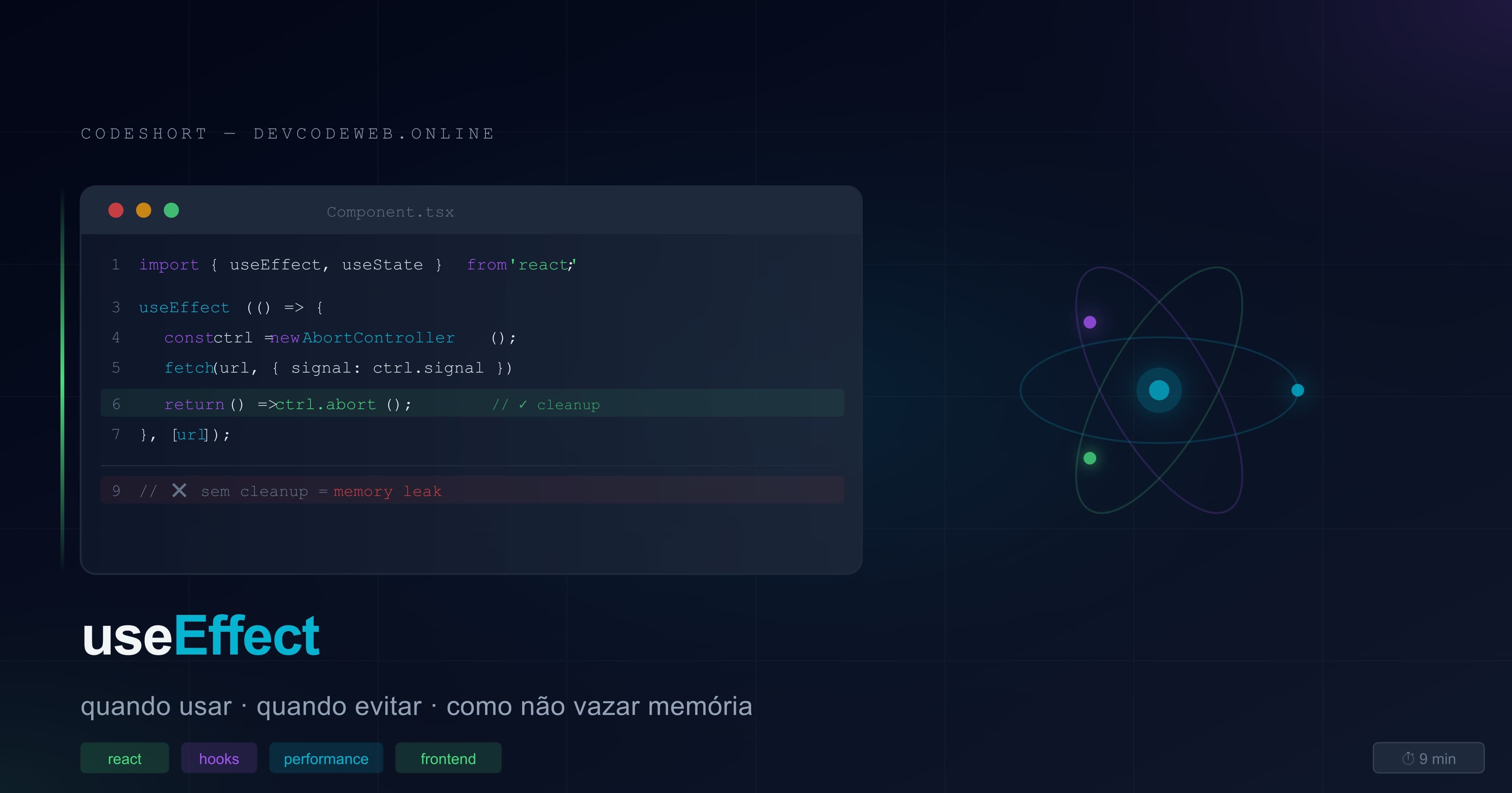 useEffect no React: evite memory leaks, loops infinitos e dependências erradas